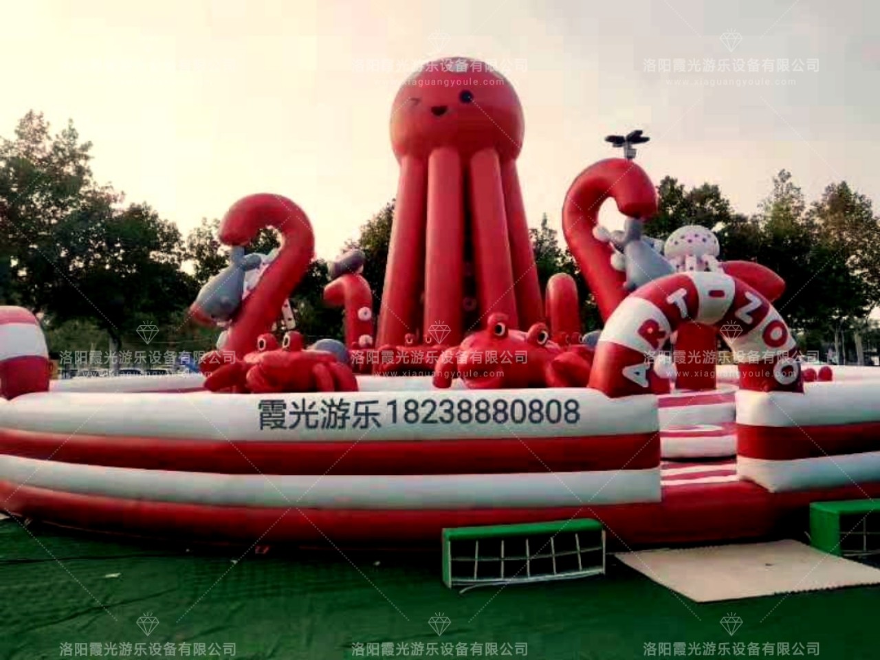 章鱼蹦床